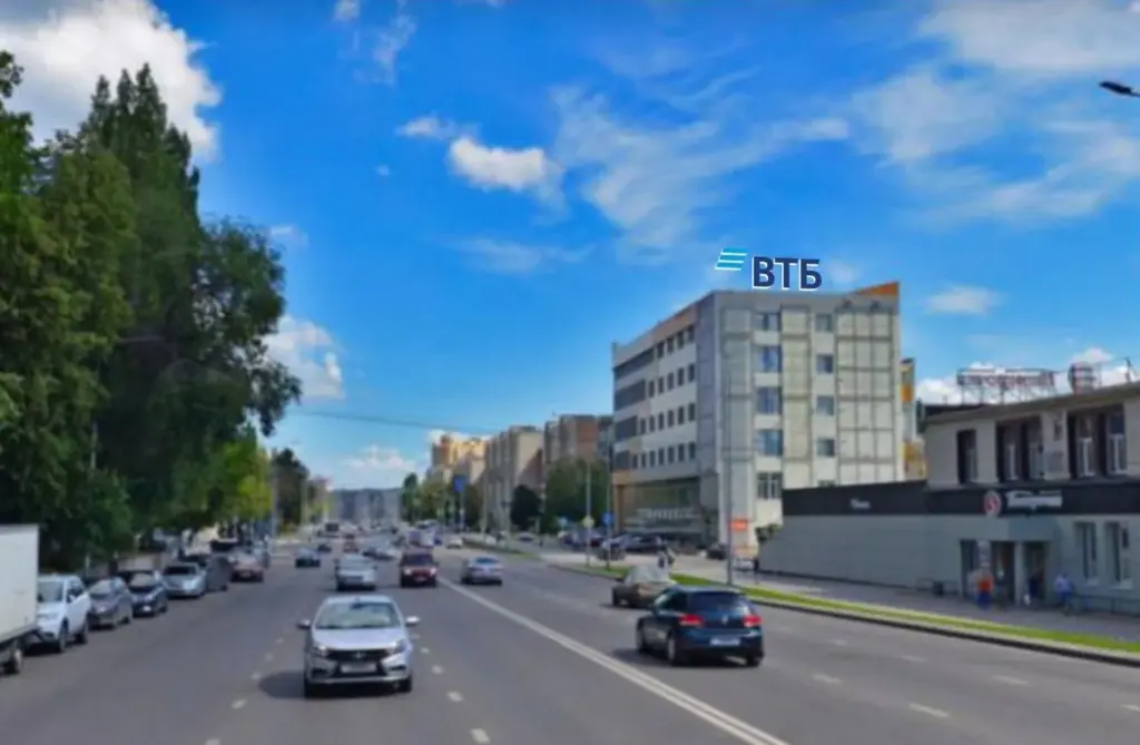 Крышная рекламная конструкция в Липецке, Проспект Победы, 29, корп. 1