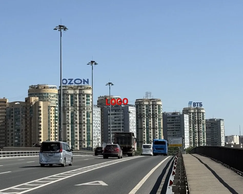 Крышная рекламная конструкция в Москве, Ленинградское ш., д. 126