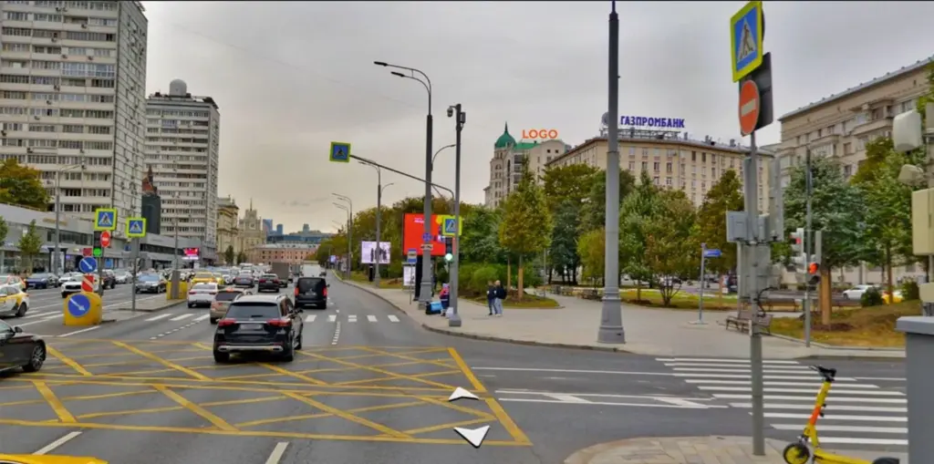 Крышная рекламная конструкция в Москве, Оружейный пер., д. 15А