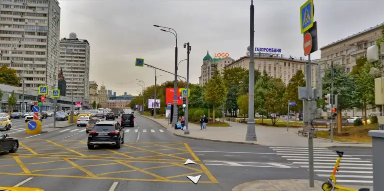 Крышная рекламная конструкция в Москве, Оружейный пер., д. 15А