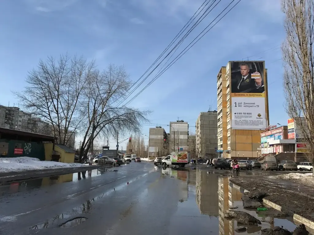 Брандмауэр в Нижнем Новгороде, Маркса, 8 (Сторона А)