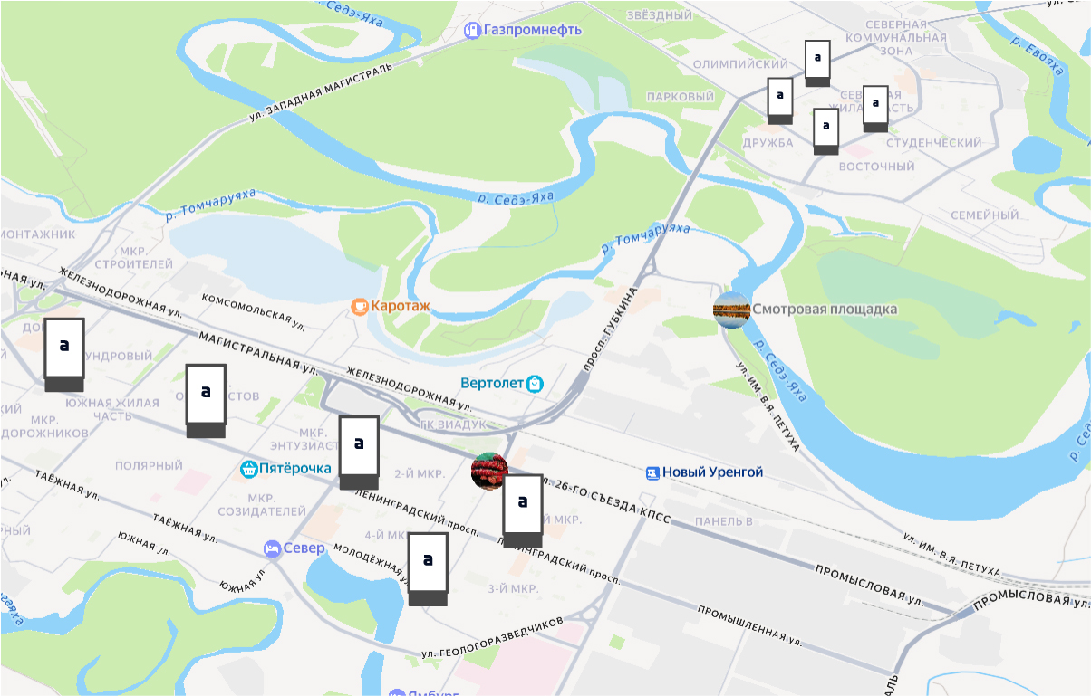 Амедиа запускает сеть пилонов в Новом Уренгое