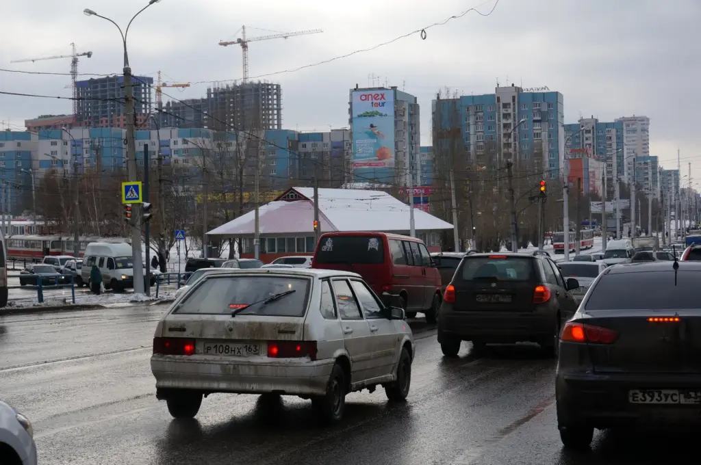 Брандмауэр в Самаре, Ново-садовая, 385
