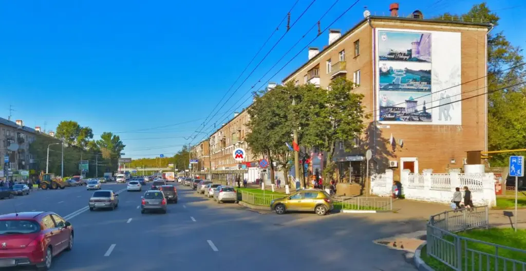 Брандмауэр в Нижнем Новгороде, Ленина, 76 (Сторона А)