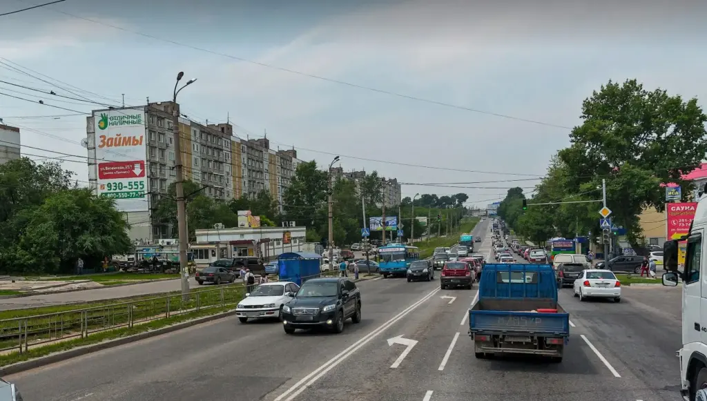 Брандмауэр в Хабаровске, Большая, 95