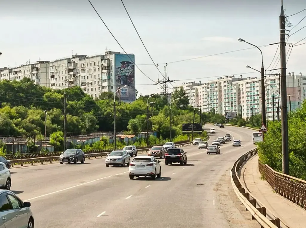Брандмауэр в Хабаровске, Призывной переулок, 15
