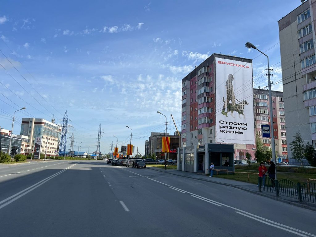 Рекламная кампания для "Брусника"