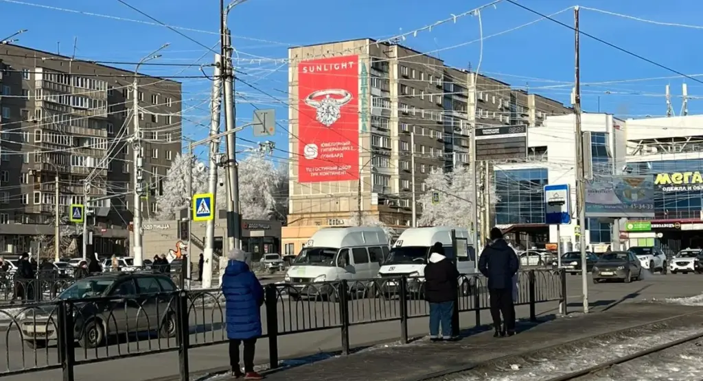 Брандмауэр в Магнитогорске, Карла маркса 168